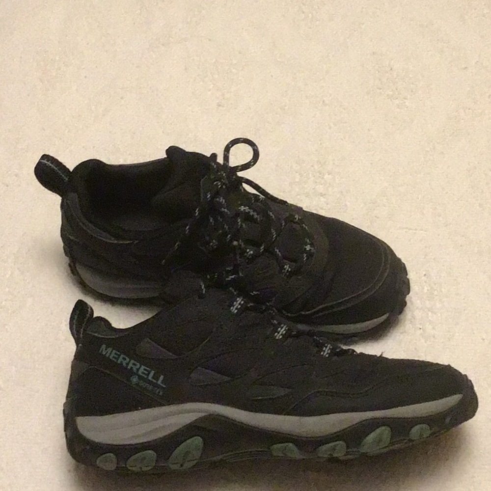 Merrell hiking shoes.